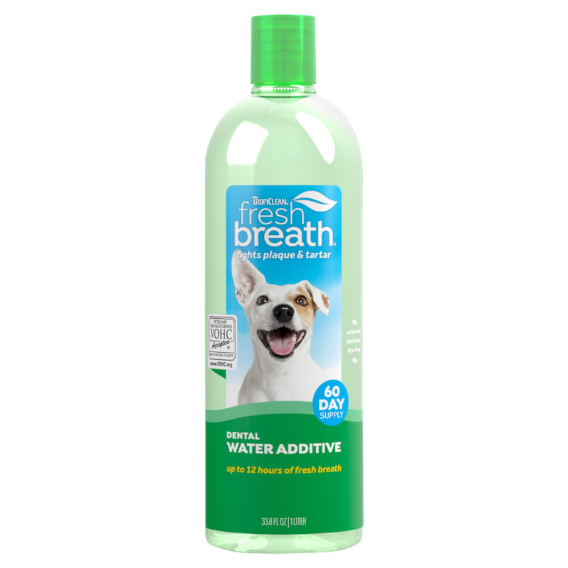 TropiClean Fresh Breath Dental Water Additive for Pets