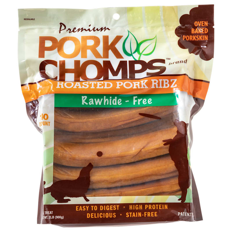 Pork Chomps Roasted Pork Ribz Dog Treats