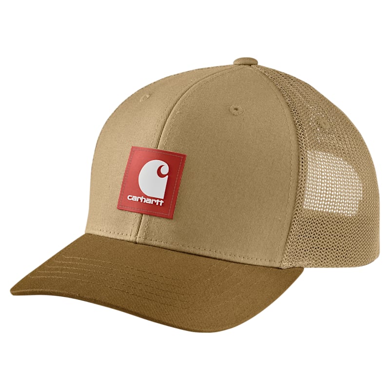 Carhartt Rugged Flex Twill Logo Patch Mesh-Back Cap