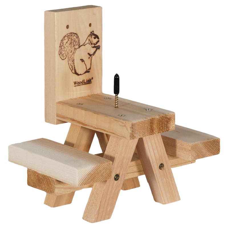WoodLink Picnic Table Ear Corn Squirrel Feeder