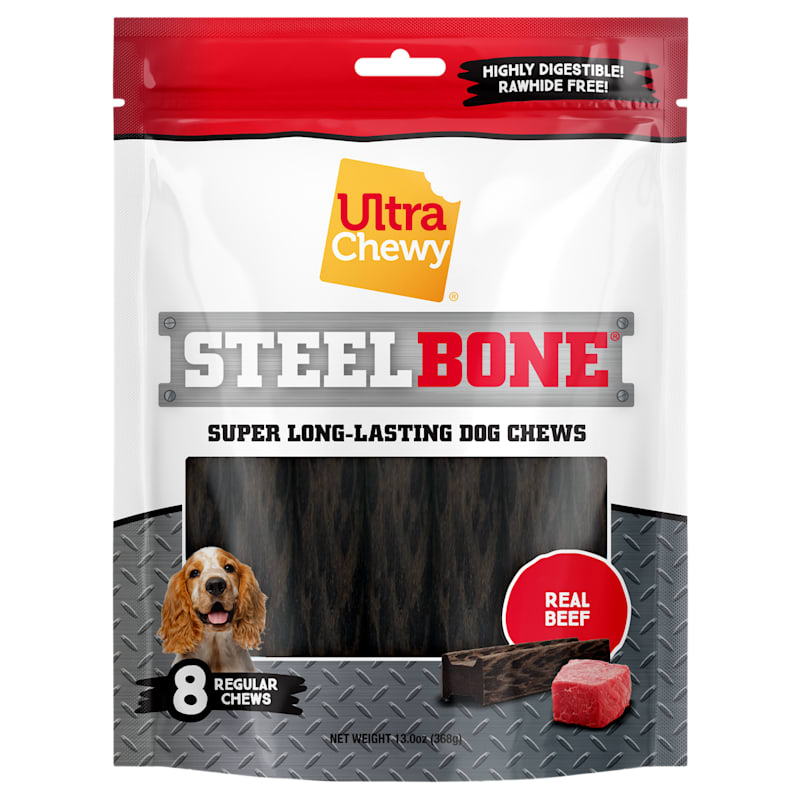 Ultra Chewy Steel Bone Dog Chews