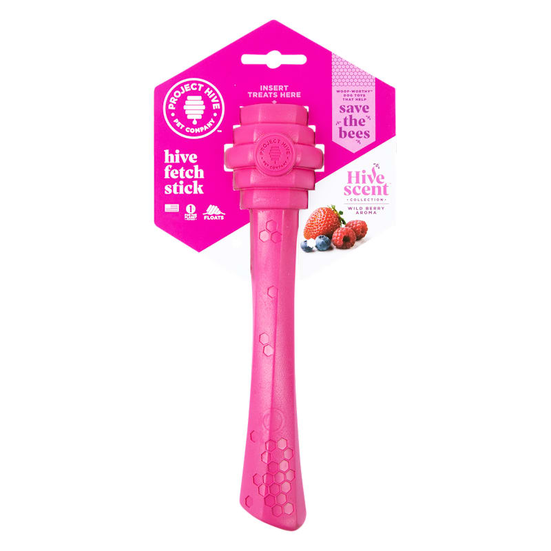 Project Hive Pet Company Wild Berry Hive Fetch Stick Toy