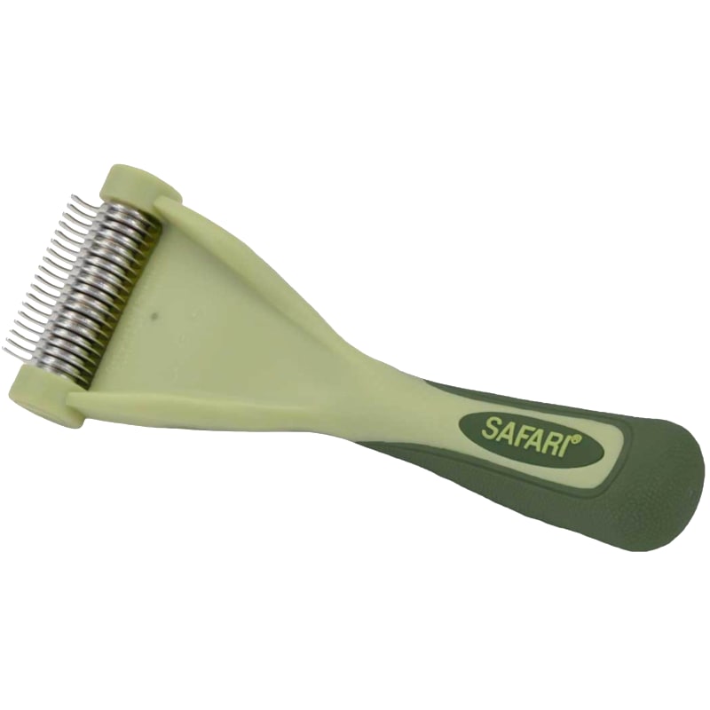 Safari by Coastal Shed Magic De-Shedding Tool for Cats with Medium to Long Hair