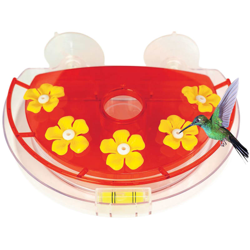 North States Nature's Yard Sunny Petals Window-Mount Hummingbird Feeder