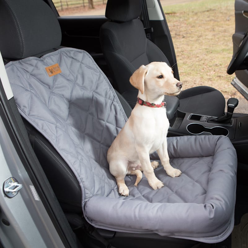 3 Dog Pet Supply Single Seat Protector with Bolster for Dogs