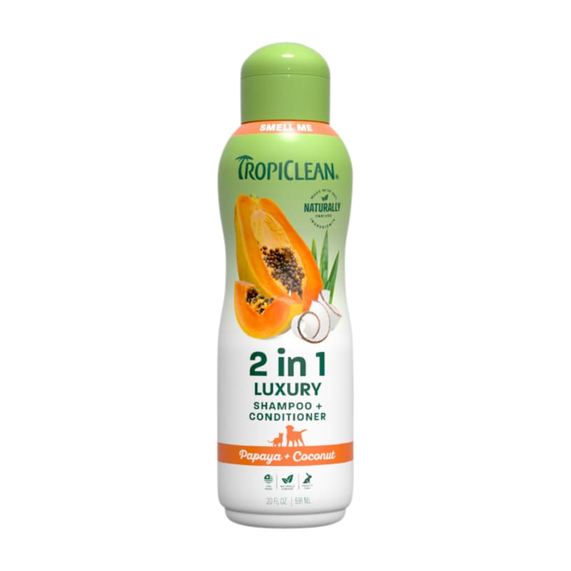 TropiClean 2-in-1 Luxury Pet Shampoo and Conditioner