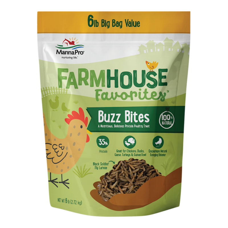 Manna Pro Farmhouse Favorites Buzz Bites Poultry Treats