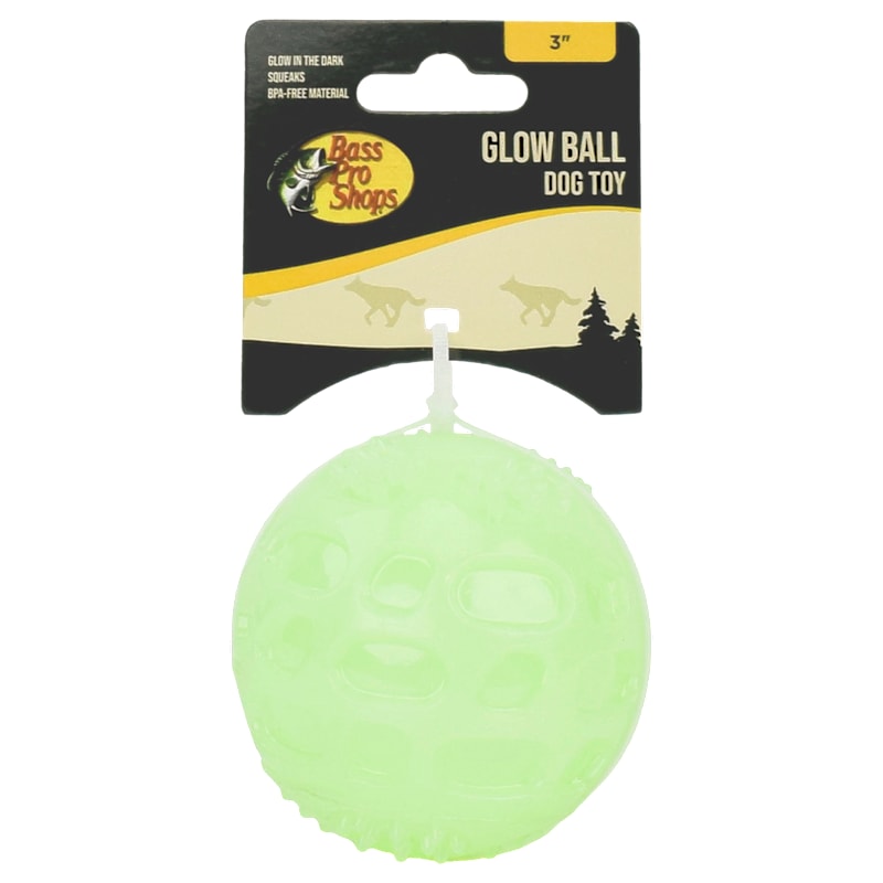 Bass Pro Shops Glow Ball Dog Toy