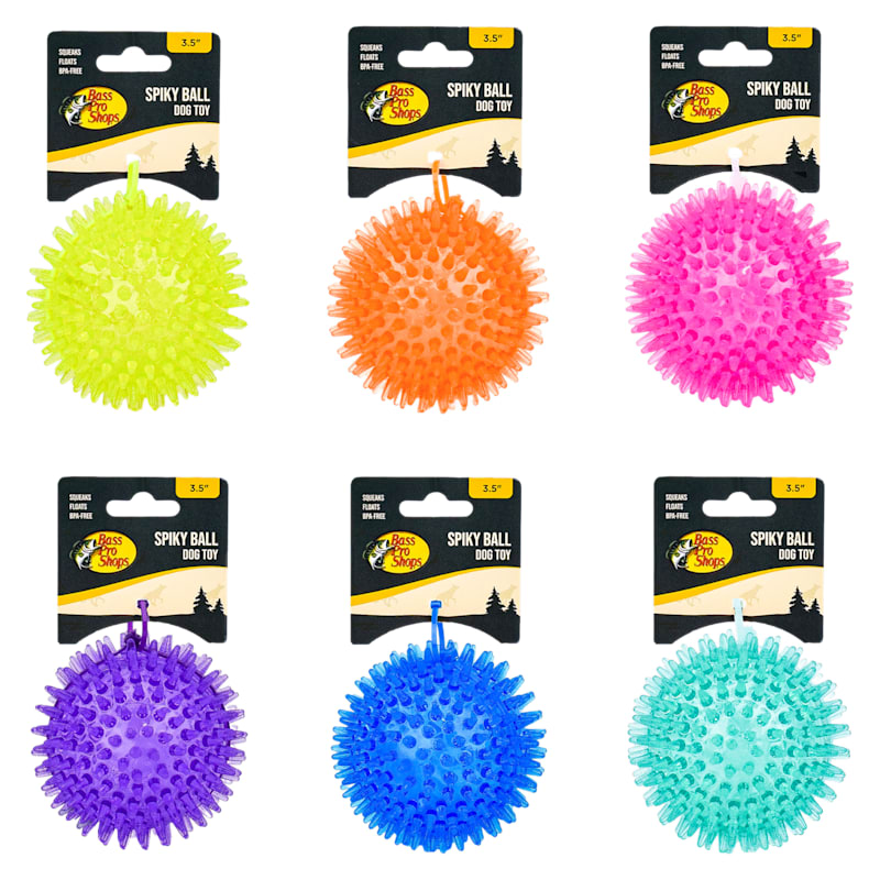 Bass Pro Shops Thermoplastic Rubber Squeak Ball Toy