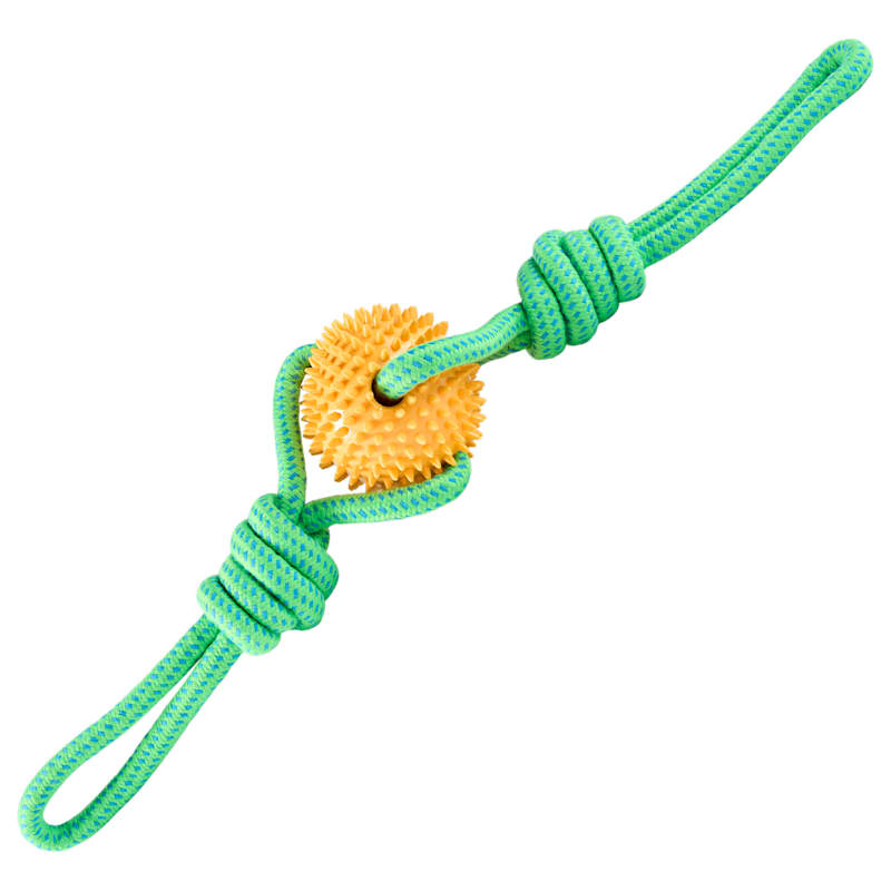 Bass Pro Shops Ball and Rope Dog Toy