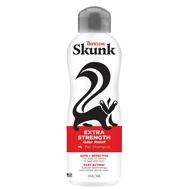 TropiClean Extra Strength Skunk Odor Relief Shampoo