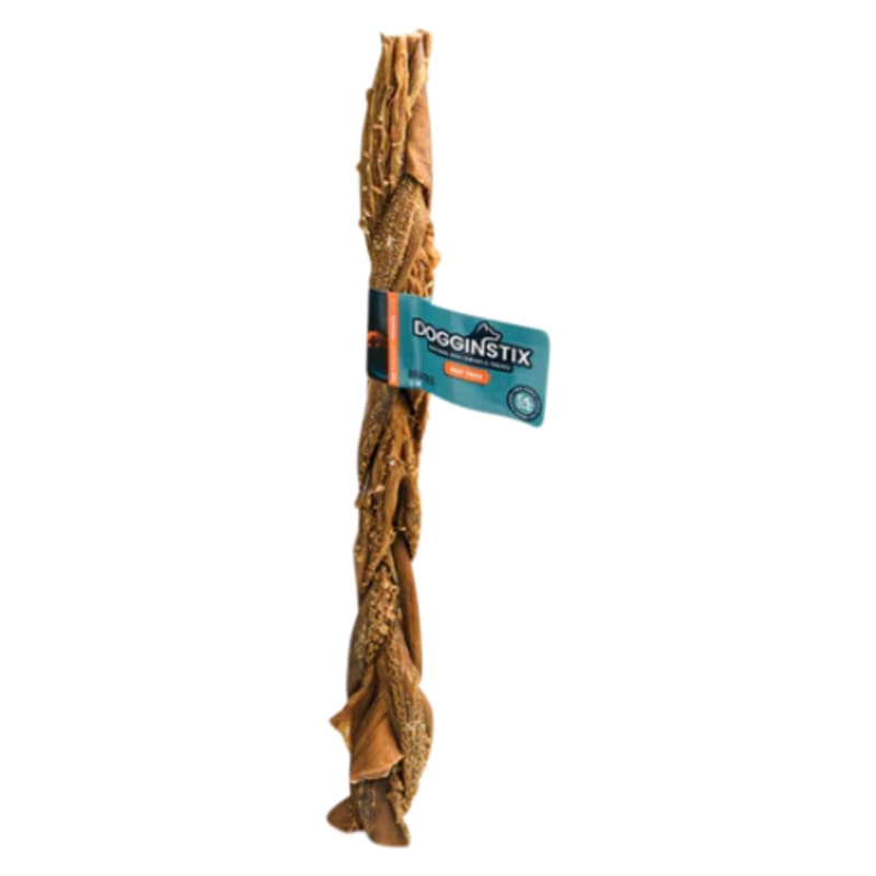 DogginStix 12" Braided Beef Tripe Dog Treat