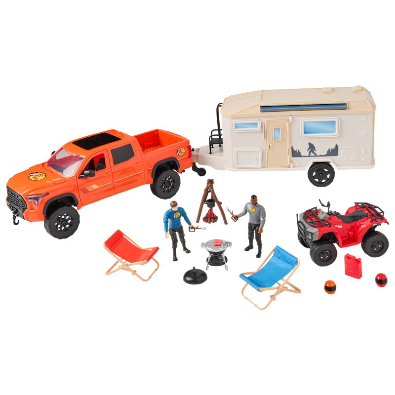 Bass Pro Shops Licensed Toyota Tundra Open Range Camper Playset for Kids