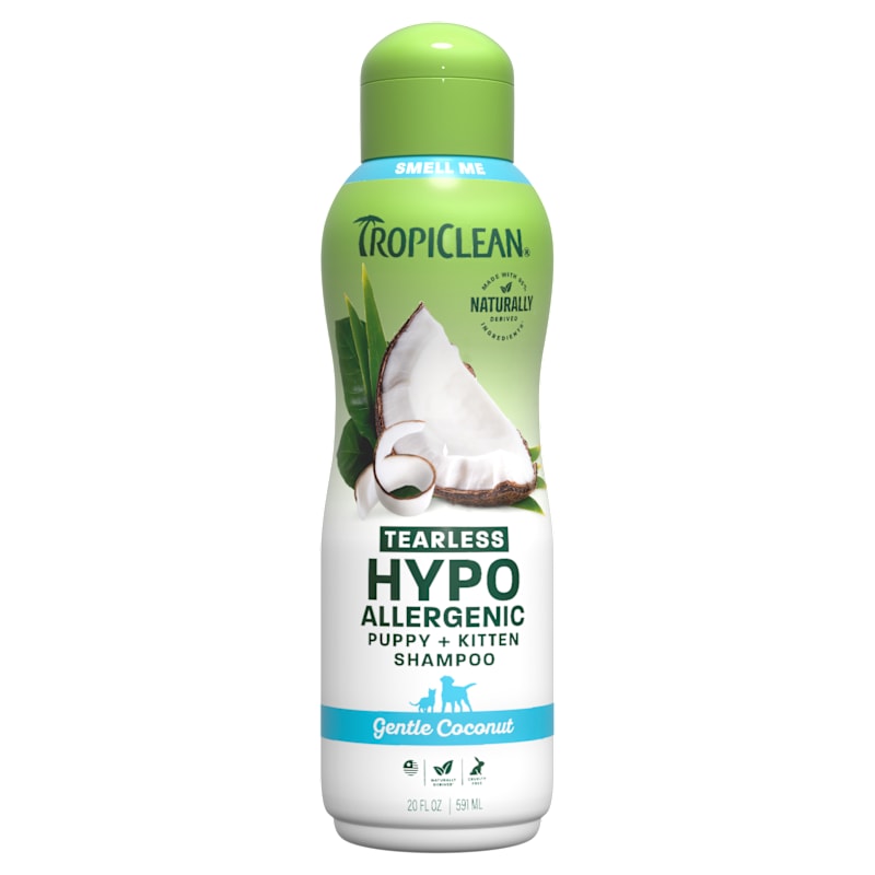 TropiClean Tearless Hypoallergenic Puppy and Kitten Shampoo