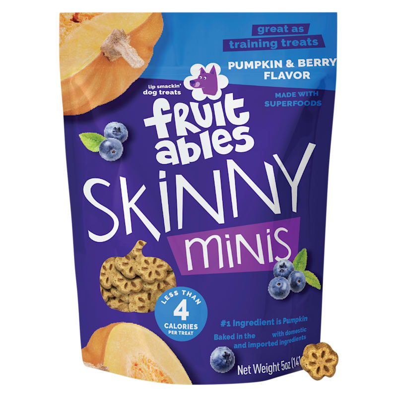 Fruitables Skinny Minis Pumpkin & Berry Dog Treats