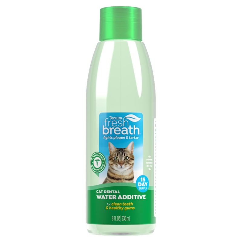 TropiClean Fresh Breath Dental Water Additive for Cats