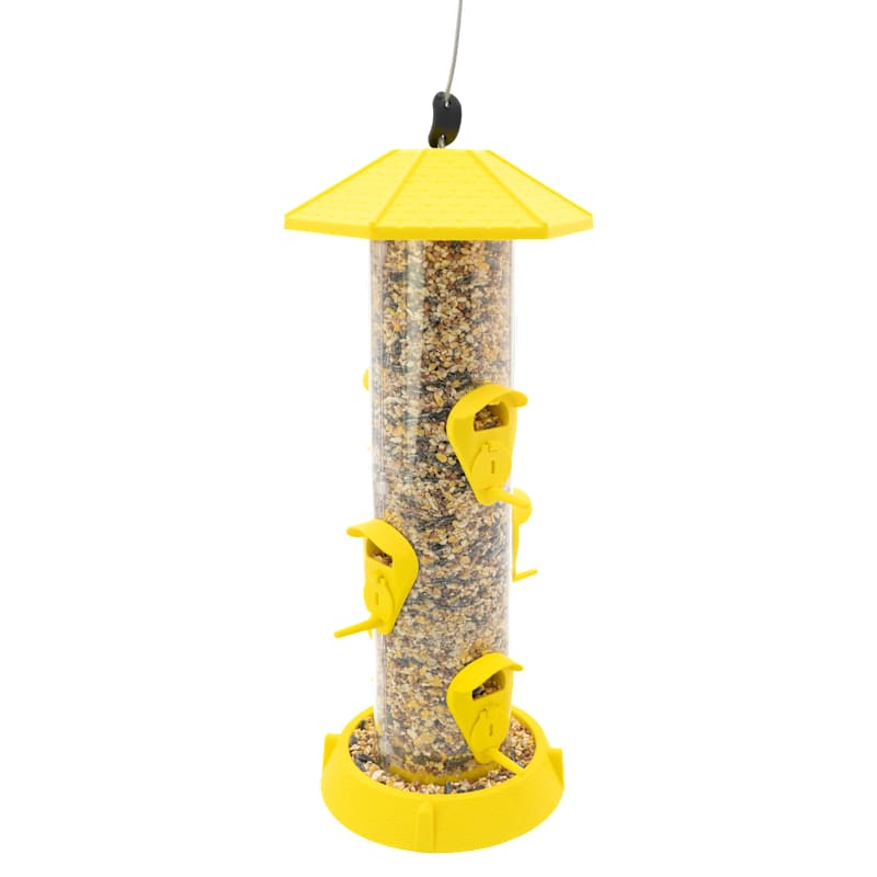 North States 2-in-1 Hinged Port Tube Birdfeeder