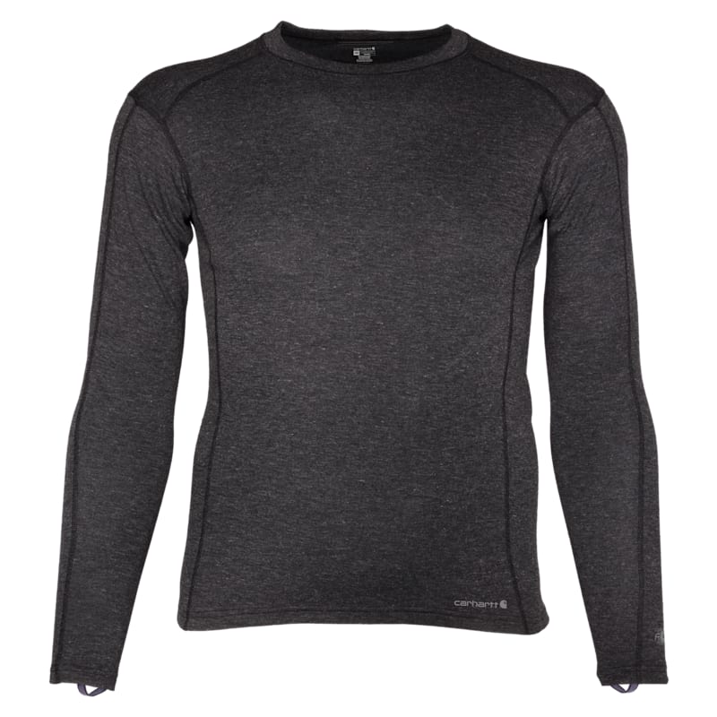 Carhartt Force Midweight Synthetic-Wool Blend Base Layer Crewneck Long-Sleeve Top for Men