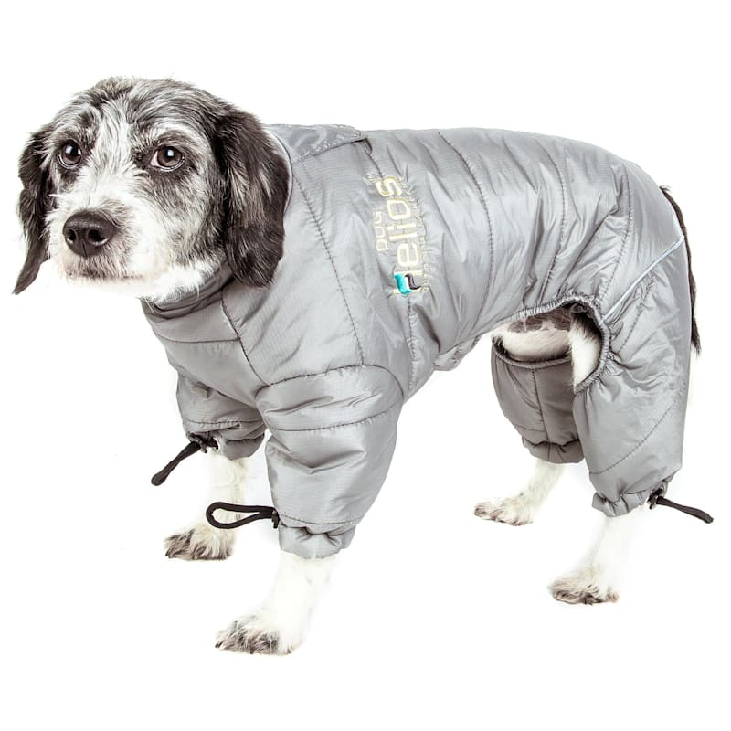 Dog Helios Thunder-Crackle Adjustable and Reflective Full-Body Waded Winter Dog Jacket