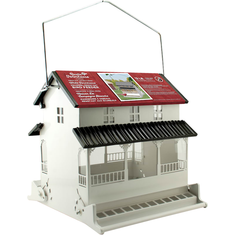 Panacea Metal Farm House Bird Feeder