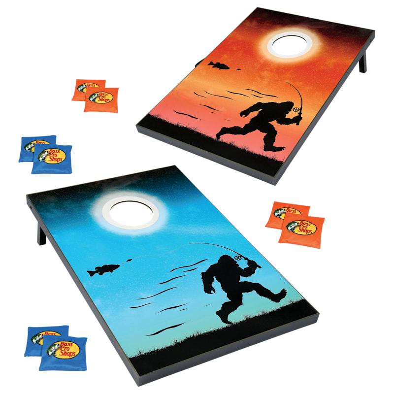 Bass Pro Shops Sasquatch Cornhole Bean Bag Game Set