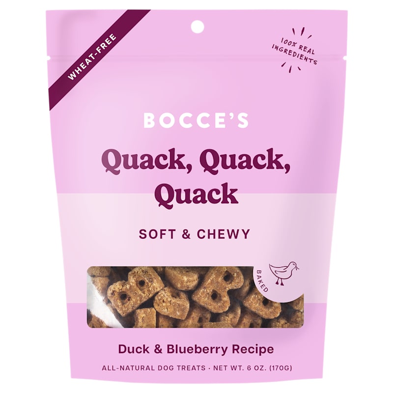 Bocce's Quack, Quack, Quack Soft and Chewy Dog Treats