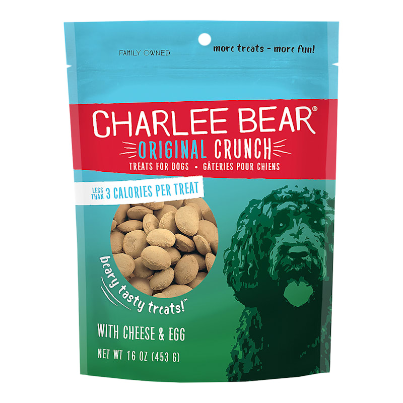 Charlee Bear Cheese and Egg Original Crunch Dog Treats