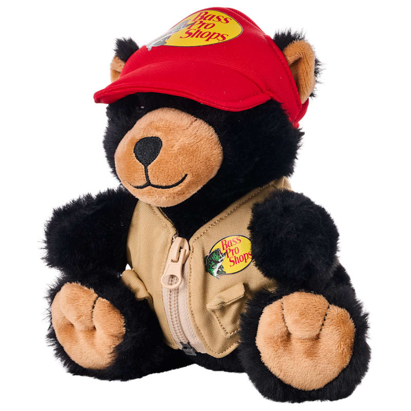 Bass Pro Shops Stuffed Plush Fishing Bear Toy