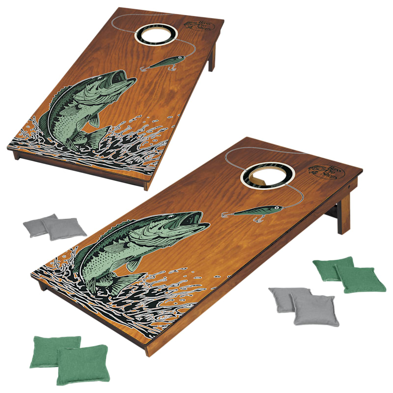 Bass Pro Shops Bass Regulation Cornhole Bean Bag Game Set