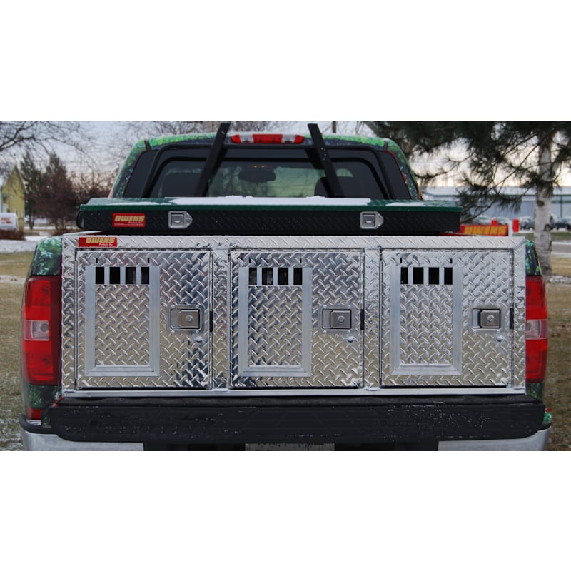 Owens Products Hunter Series Triple-Compartment Dog Box