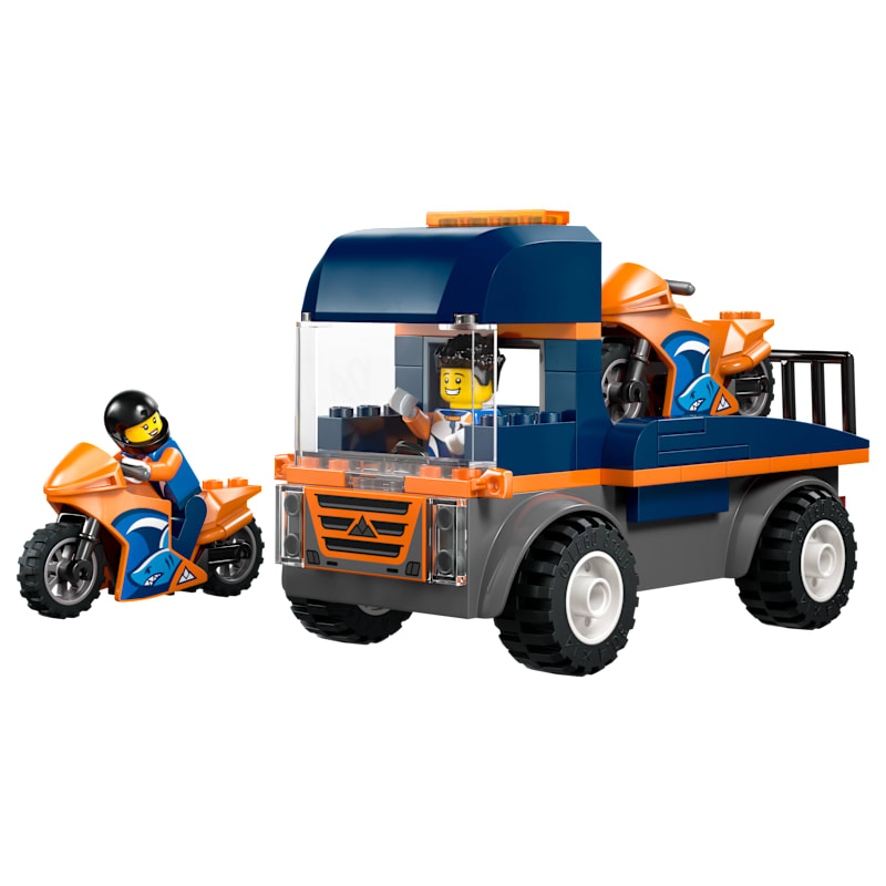 LEGO City Motorcycle Transporter Set