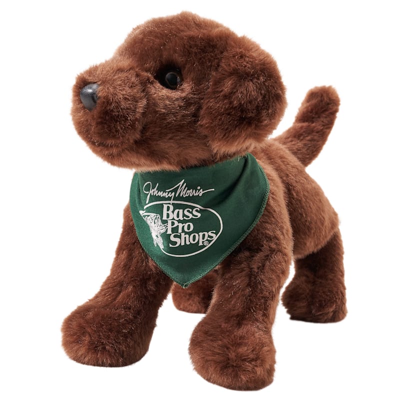 Bass Pro Shops Chocolate Lab with Logo Plush Stuffed Toy