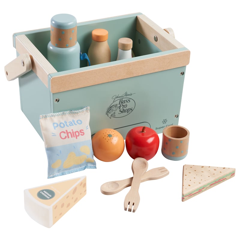 Bass Pro Shops Wooden Cooler Set for Kids