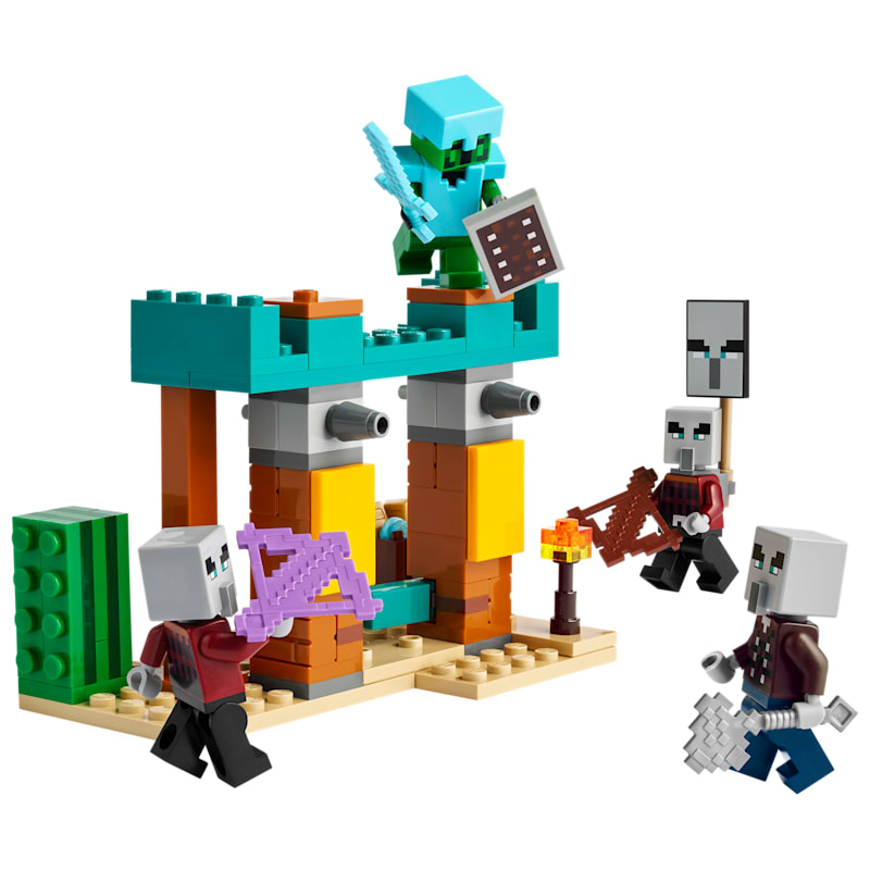 Lego Mincecraft The Illager Desert Patrol Set
