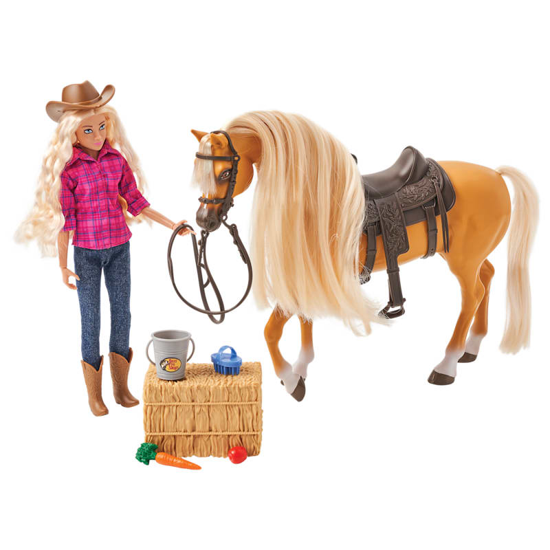 Bass Pro Shops Deluxe Doll and Horse Playset for Kids