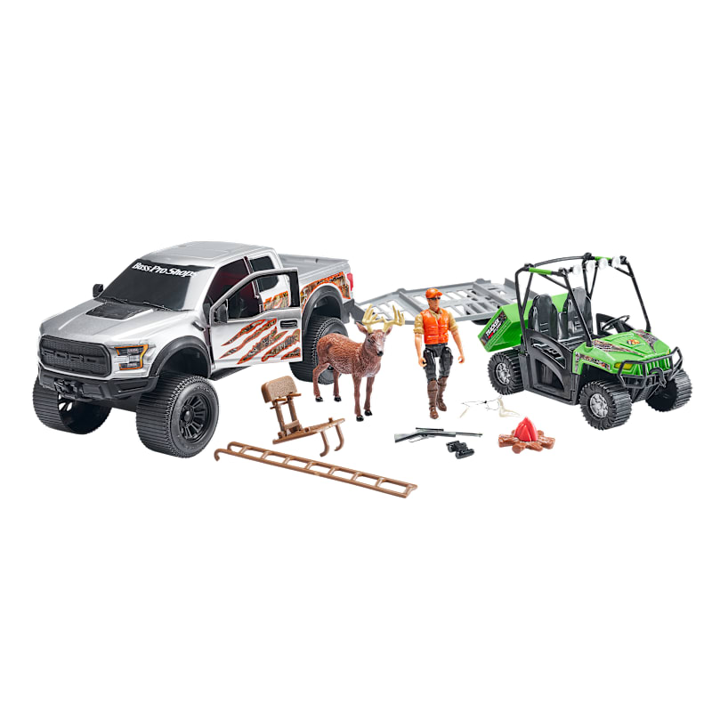 Bass Pro Shops Deluxe Licensed Ford Raptor TrueTimber Camo Adventure Truck Playset for Kids