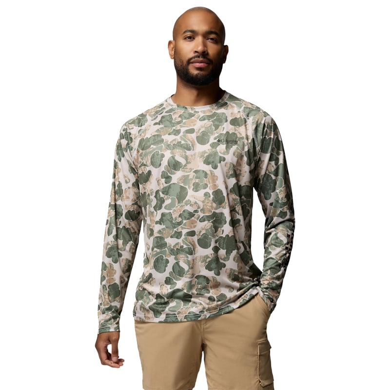 Columbia Super Terminal Tackle PFG Frigate Frenz Camo Long-Sleeve Shirt