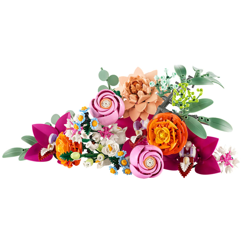 LEGO Botanicals Pretty Pink Flower Bouquet Building Kit
