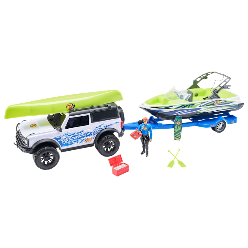 Bass Pro Shops Deluxe Ford Bronco Wake Boat Adventure Playset for Kids