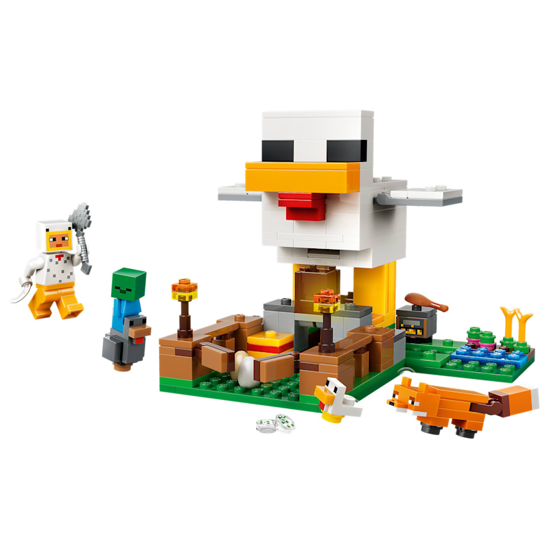 LEGO Minecraft Chicken Farm Set