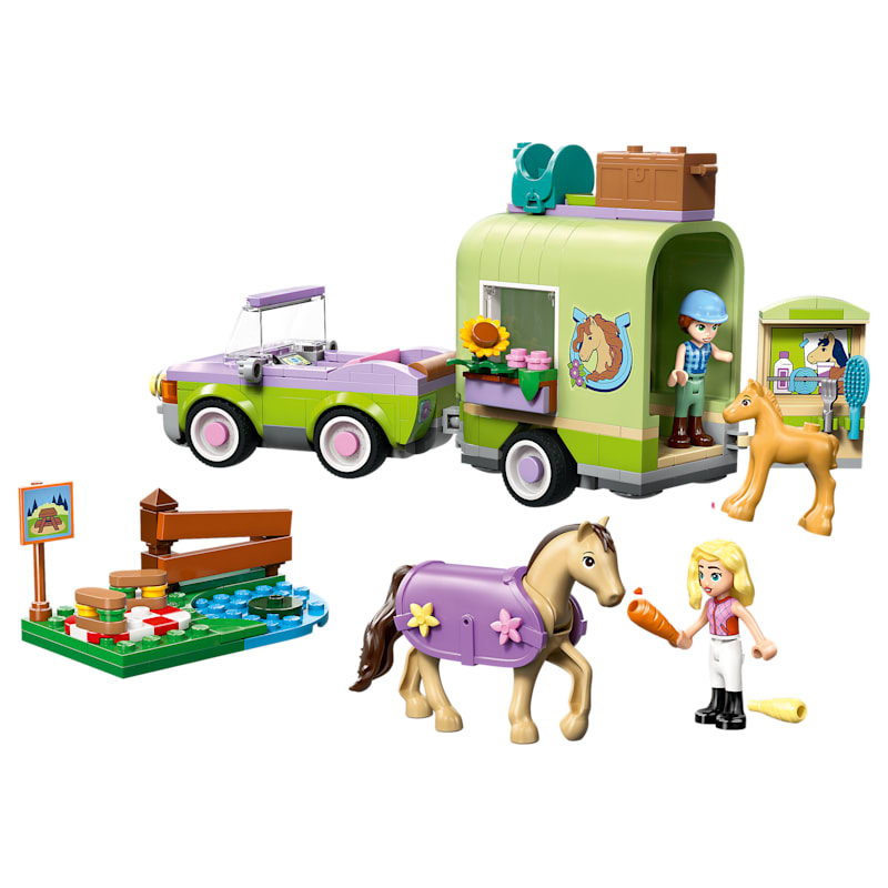 LEGO Friends Horse and Baby Foal Trailer Set