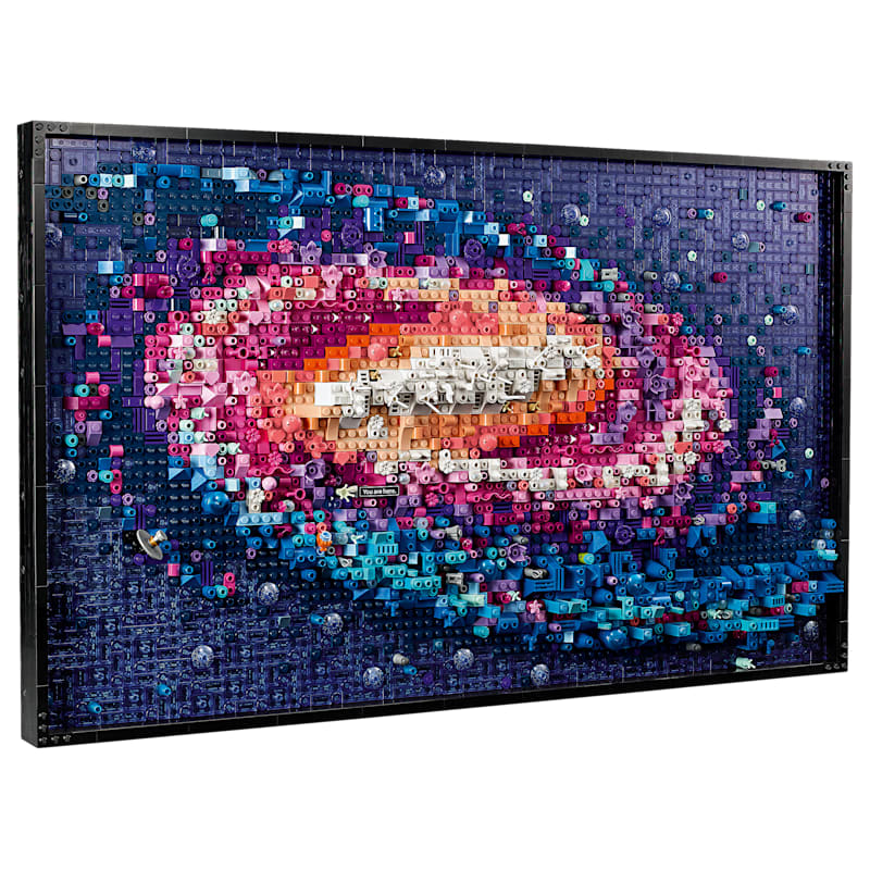 The Milky Way Galaxy with this incredible LEGO wall art