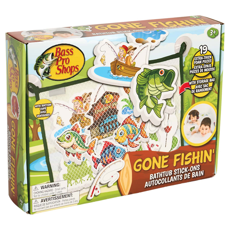 Bass Pro Shops Gone Fishin' Foam Bath Playset