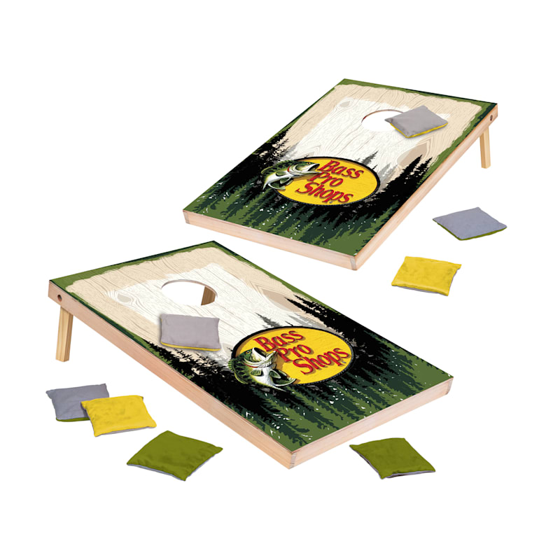 Bass Pro Shops Wooden Cornhole Set
