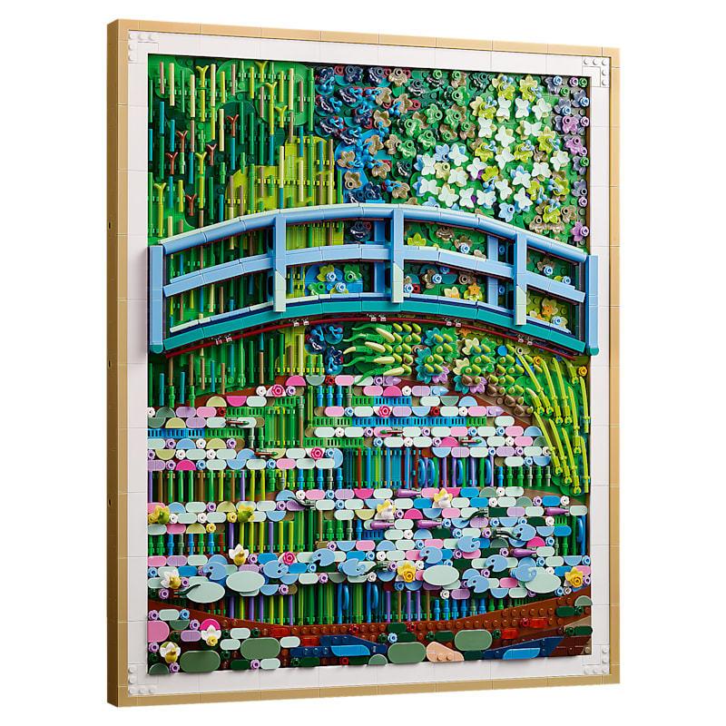 LEGO Art Claude Monet Bridge over a Pond of Water Lilies