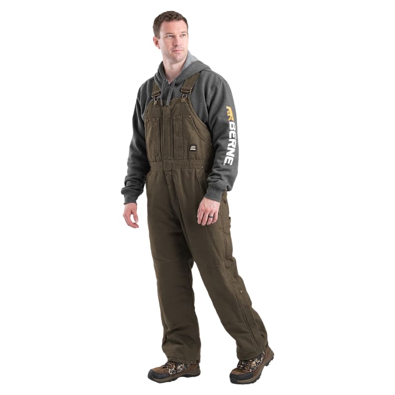 Berne Heartland Insulated Washed Duck Bib Overalls