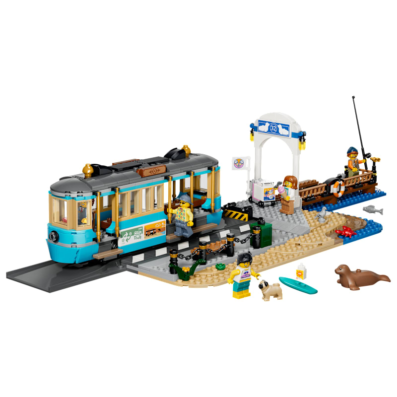 LEGO City Classic Beach Streetcar Set
