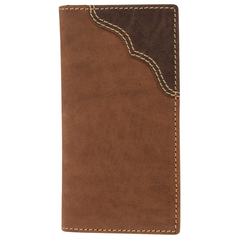 Wrangler Leather Rodeo Contrast Tab Wallet for Men