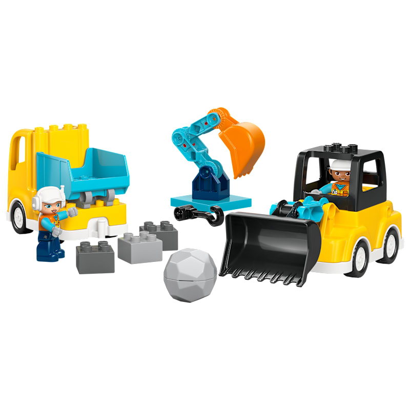 LEGO Duplo 3 in 1 Construction Vehicles Set