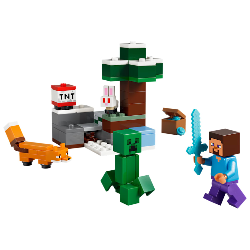 LEGO Minecraft Steve's Taiga Adventure Set